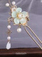 Traditional Chinese Hairpin Chinese Hanfu Long Tassel Hair Stick - Image 3