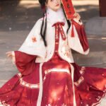 Traditional Chinese Hanfu Dress For Chinese New Year