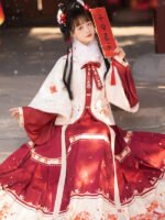 Traditional Chinese Hanfu Dress For Chinese New Year
