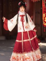 Traditional Chinese Hanfu Dress For Chinese New Year - Image 3