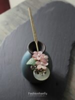 Fashion Hanfu Cheongsam Dish Hair Accessories Classical White Jade Hairpin - Image 2