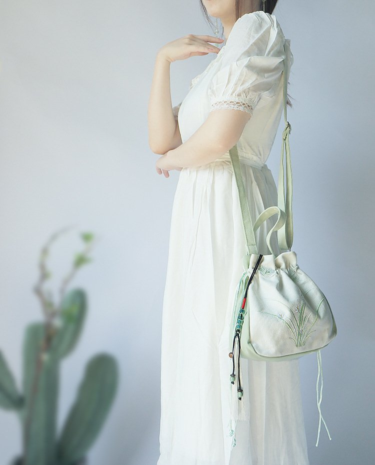 Handmade Floral Embroidered Handbag