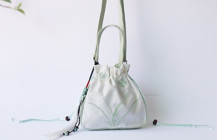 Handmade Floral Embroidered Handbag
