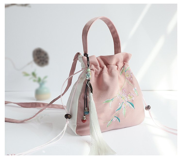 Handmade Floral Embroidered Handbag