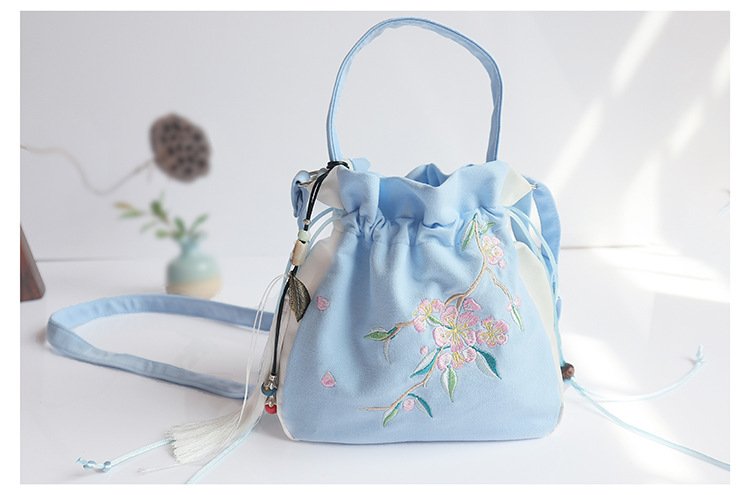 Handmade Floral Embroidered Handbag