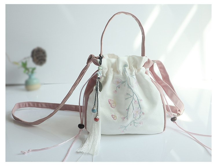 Handmade Floral Embroidered Handbag