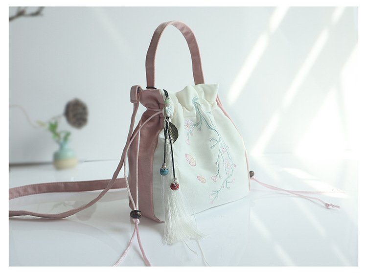 Handmade Floral Embroidered Handbag