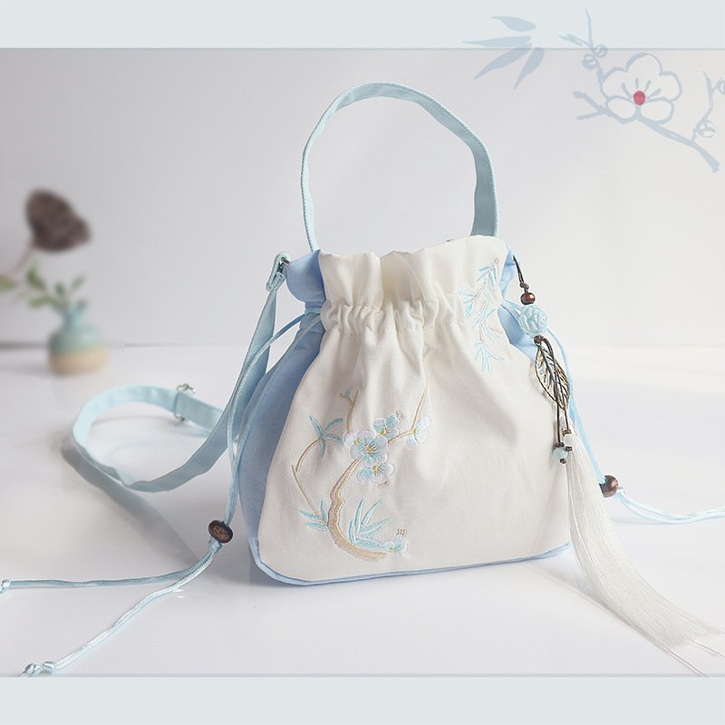 Handmade Floral Embroidered Handbag