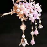 Fashion Hanfu Handmade Hair Ornaments Chinese Style Floral Hair Pins