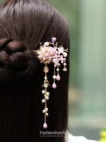 Fashion Hanfu Handmade Hair Ornaments Chinese Style Floral Hair Pins - Image 5