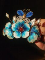 Flower Hair Accessories Hanfu Hair Crown Palace Hairpin - Image 2