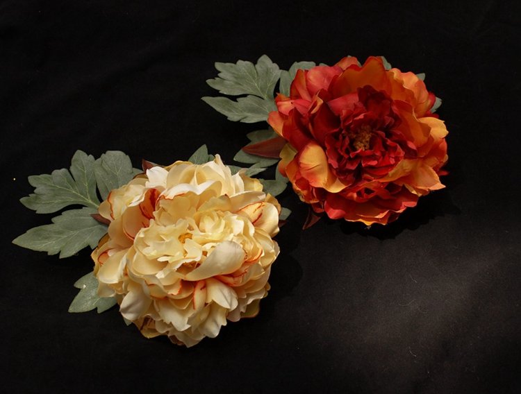 Flower Hair Clips Hanfu Silk Flower Hairpin