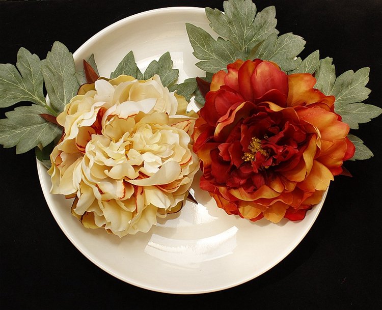 Flower Hair Clips Hanfu Silk Flower Hairpin