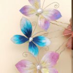 Flower Pins For Hair Ancient Butterfly Silk Hairpin