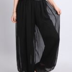Flowy Meditation Pants for Women – Lightweight Summer Wide Leg Pants