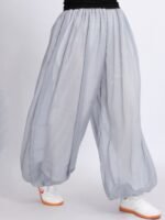 Flowy Meditation Pants for Women – Lightweight Summer Wide Leg Pants - Image 6