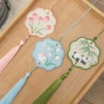 Fresh Fragrance Sachet Car Safety Blessing Pendant