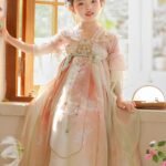 Pink Girls Hanfu Dress Fairy-Style Chinese Princess Outfit