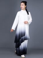 Gradient Tai Chi Outfit for Women Performance Martial Arts Uniform
