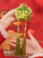Chinese Brocade Sachet Bag – Festive Lucky Fragrance Pouch Gift - Image 13