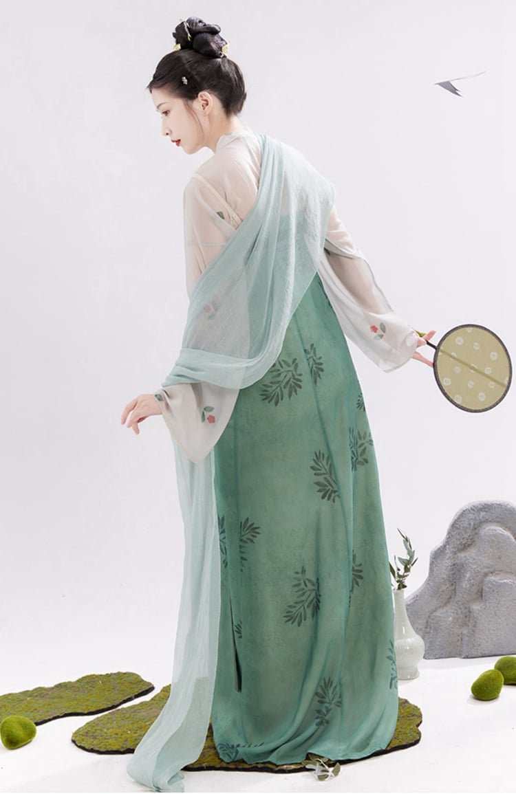 Green Hanfu Dress Female