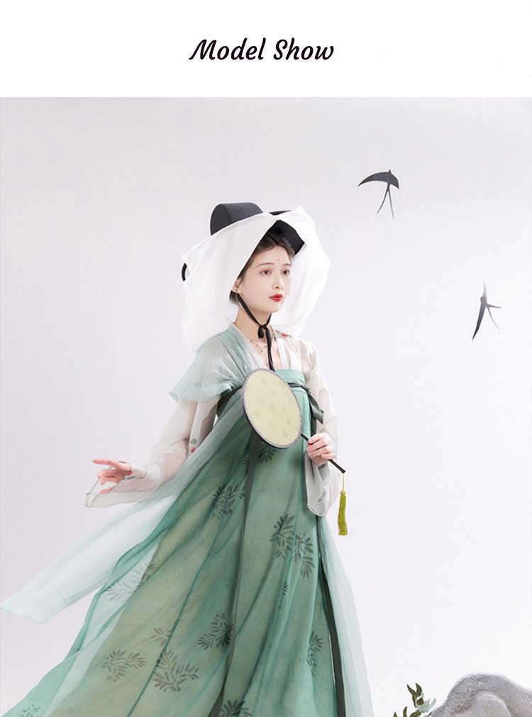 Green Hanfu Dress Female