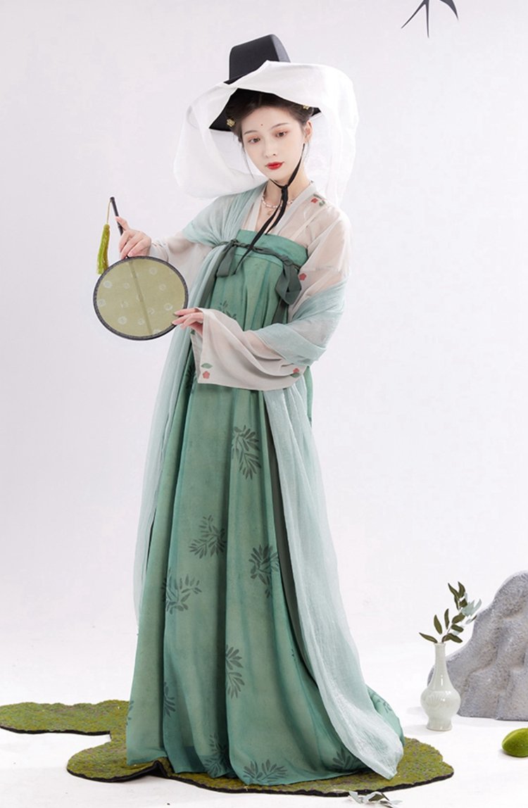 Green Hanfu Dress Female