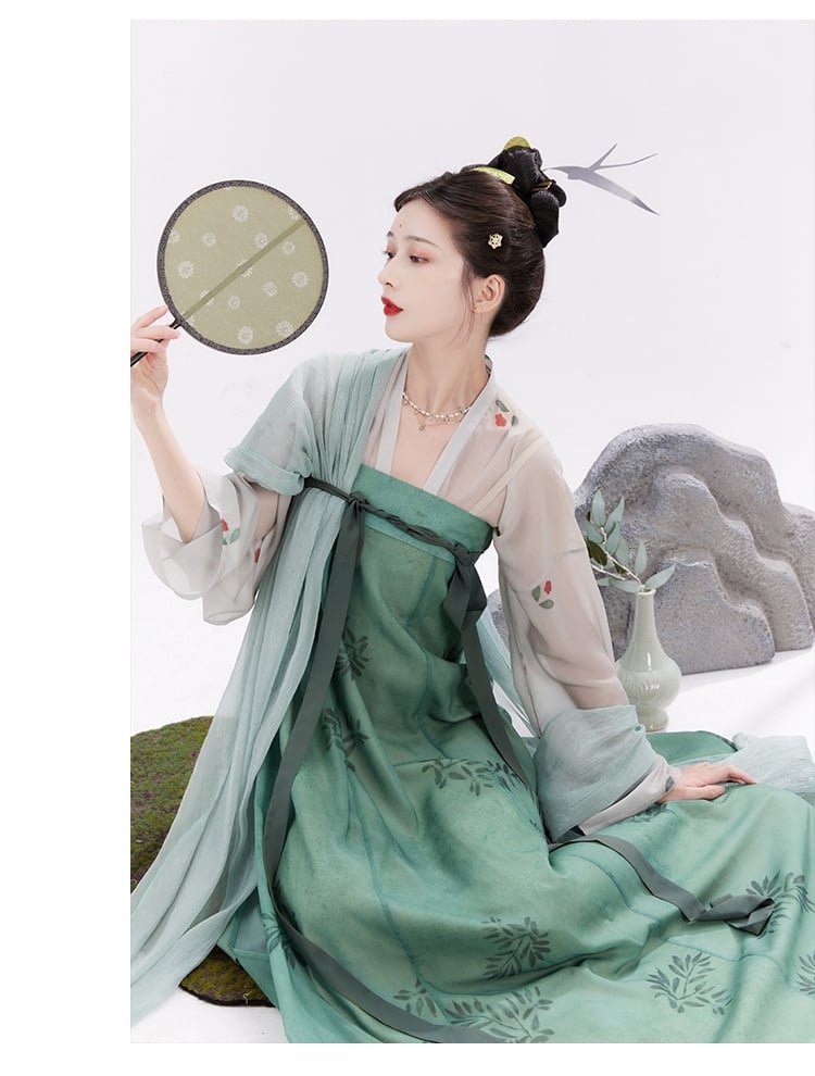 Green Hanfu Dress Female