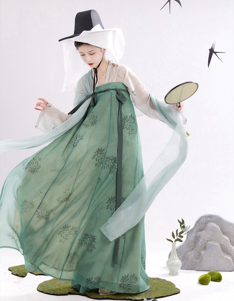 Green Hanfu Dress Female