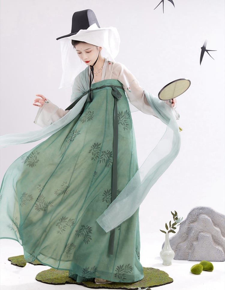 Green Hanfu Dress Female