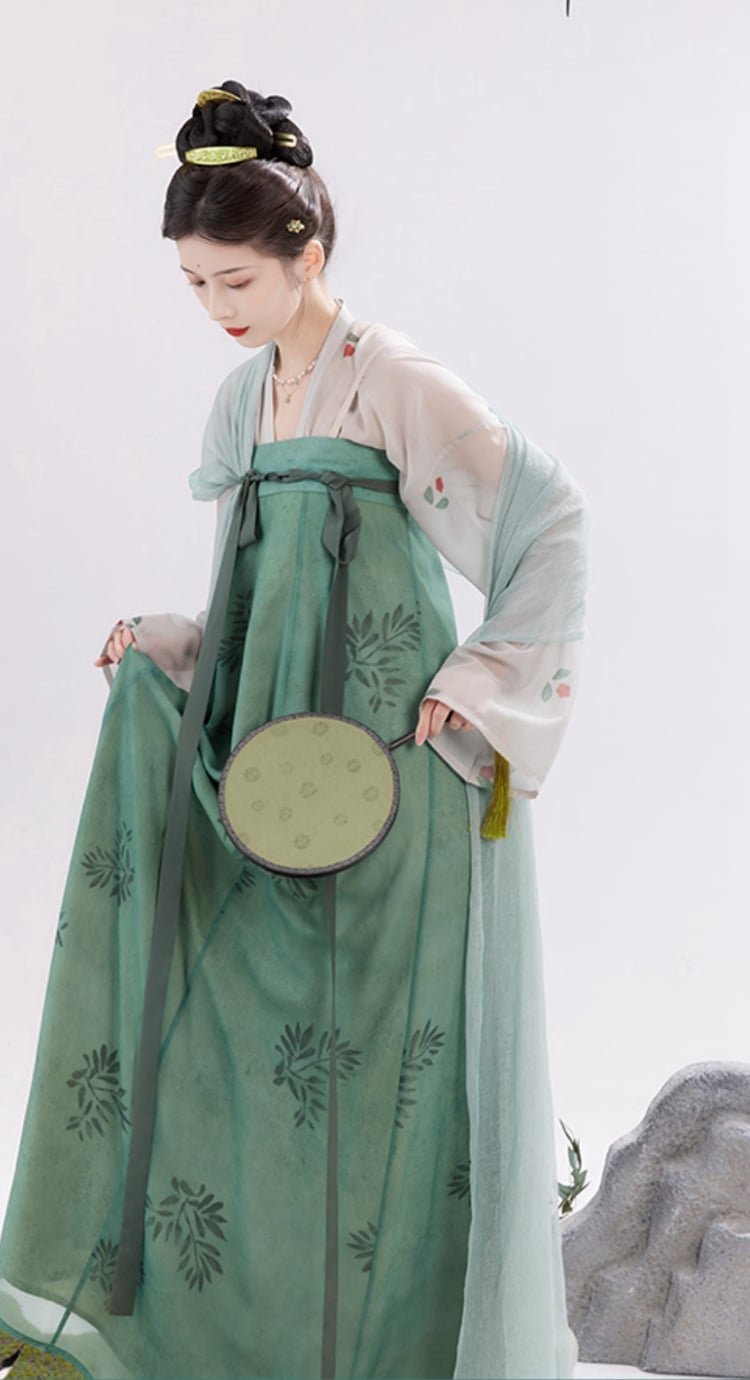 Green Hanfu Dress Female