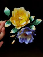 Hair Accesories Flowers Classical Peony Silk Hairpin