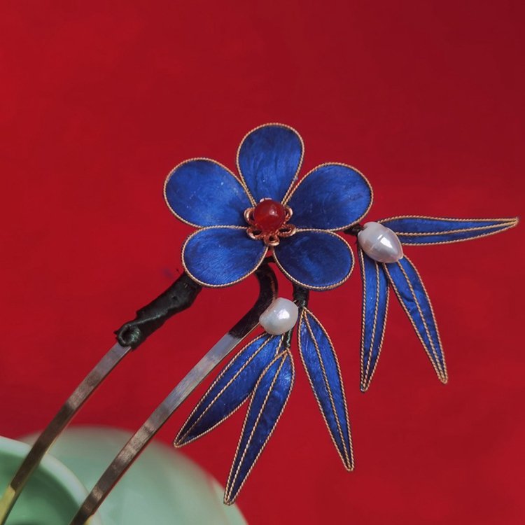 Ancient Flower Hair Pins For Weddings