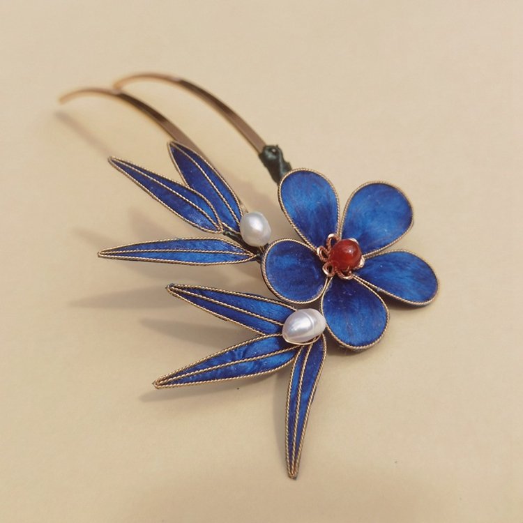 Ancient Flower Hair Pins For Weddings