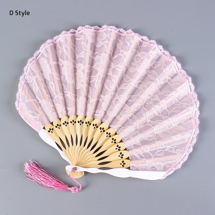 Handmade Lace Japanese Folding Fan