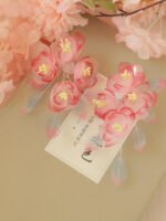 Handmade Hanfu Accessories Small Flower Hair Clips - Image 2