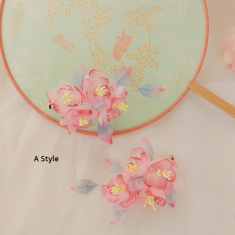 Handmade Small Flower Hair Clips