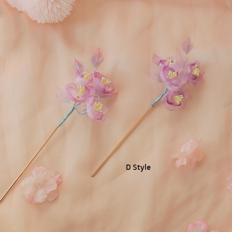 Handmade Small Flower Hair Clips