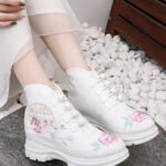 Hanfu Embroidered Ankle Boots for Women Winter Boots