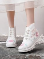 Hanfu Embroidered Ankle Boots for Women Winter Boots - Image 3