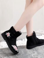 Hanfu Embroidered Winter Boots for Women - Image 5