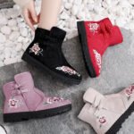 Hanfu Embroidered Winter Boots for Women