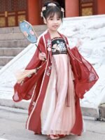 Chinese Traditional Hanfu For Kids Girl Dress - Image 3