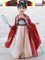 Chinese Traditional Hanfu For Kids Girl Dress