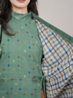 Pine Frost Modern Hanfu Top – Soft Daily Layering Wear for Women - Image 5