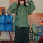Pine Frost Modern Hanfu Top – Soft Daily Layering Wear for Women