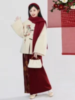 Hanfu-Inspired New Year Outfit Chinese Festival Clothing - Image 2