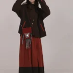 Ebony Reversible Modern Hanfu Jacket – Daily Wear Outfit for Women