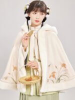 Chinese Hanfu Short Cloak Winter Women - Image 2