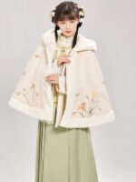 Chinese Hanfu Short Cloak Winter Women - Image 3